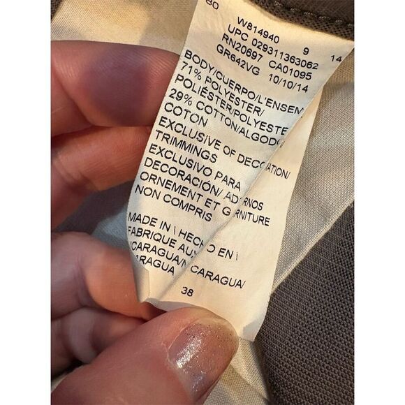 *3/$15 Dickies Men's Gray Chino Shorts Size 38 Lightweight Casual 12" Inseam - Picture 9 of 10